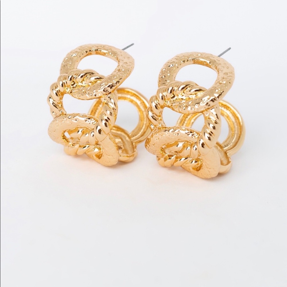 Vintage gold earrings